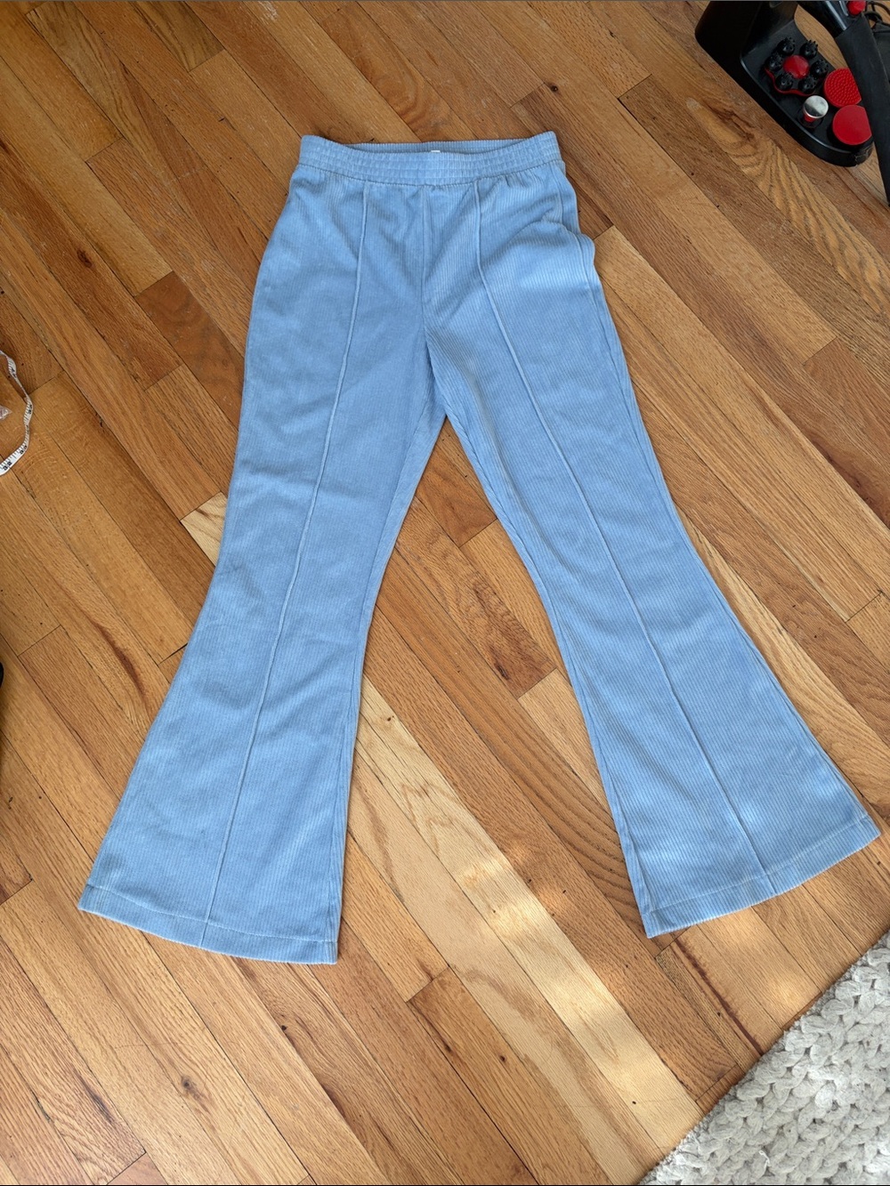 aerie flare pants sky blue wms sz xs